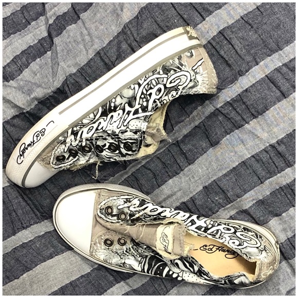 Ed Hardy Shoes - Ed Hardy slip on sneakers